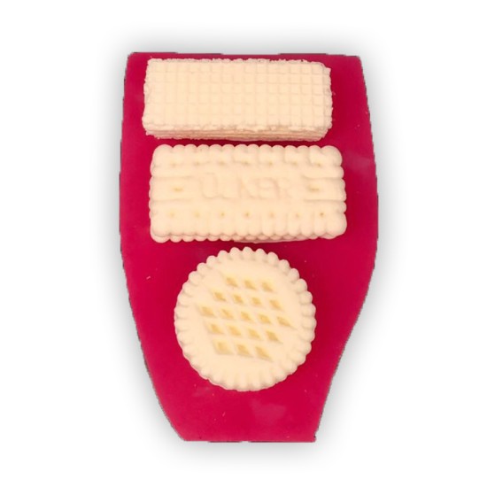 Bisküviler Silikon Kalıp - 32847 - Cesil